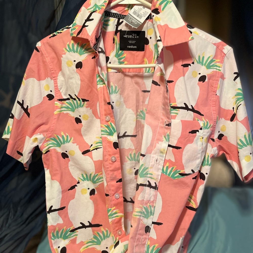 Funky summer button down - Picture 2 of 5